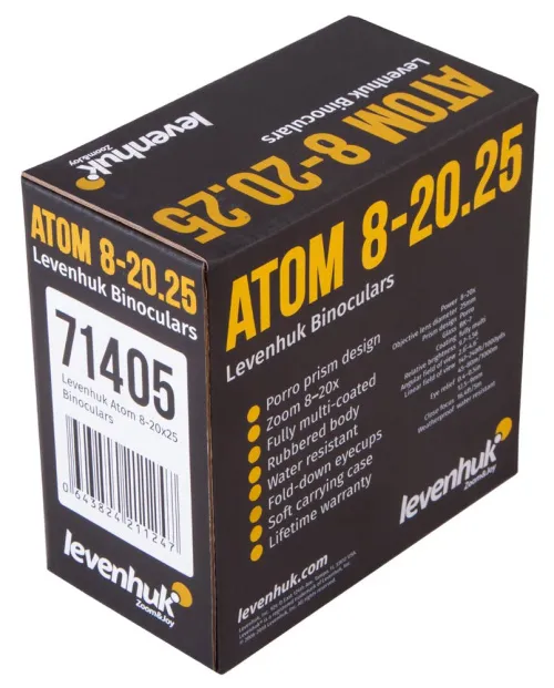 Бинокль Levenhuk Atom 8–20x25,  11