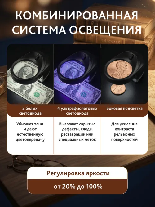Лупа цифровая Levenhuk ERGO 30,  19