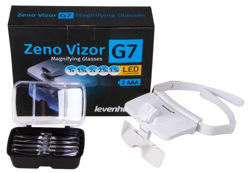Лупа-очки Levenhuk Zeno Vizor G7,  2