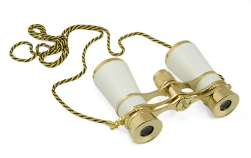 Бинокль Levenhuk Broadway 725A с цепочкой, белый,  5