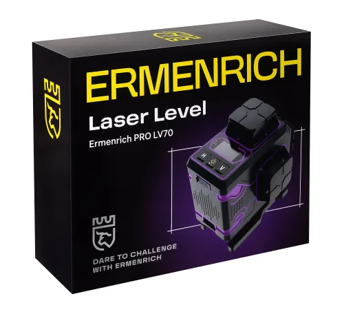 Лазерный уровень Ermenrich PRO LV70,  12