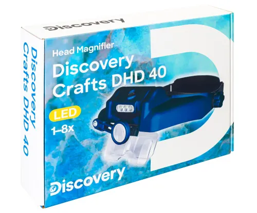 Лупа налобная Levenhuk Discovery Crafts DHD 40,  11