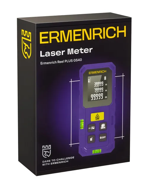 Лазерная рулетка Ermenrich Reel PLUS GS40,  7
