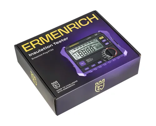 Тестер изоляции Ermenrich Ping ET50,  9