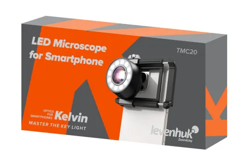 Микроскоп для телефона с подсветкой Levenhuk Kelvin TMC20,  16
