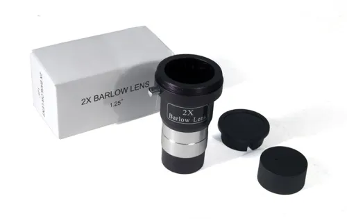 Линза Барлоу Levenhuk 2x, 1,25", с адаптером для камеры,  2