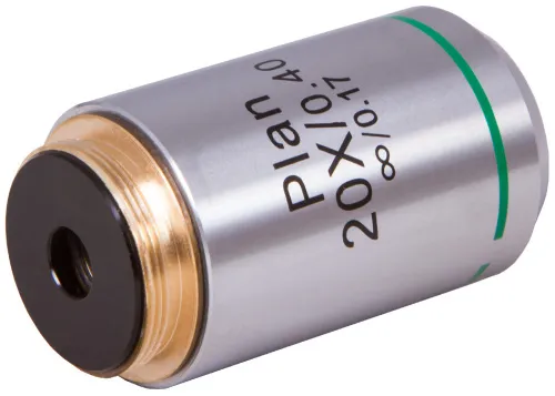 Объектив планахроматический Levenhuk MED 20x/0,40,  4