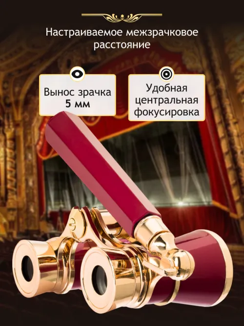Театральный бинокль-лорнет Levenhuk Broadway 325E,  14