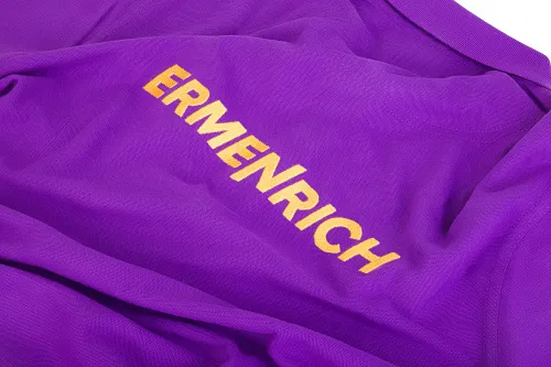 Фирменная футболка-поло Ermenrich, фиолетовая, размер XL,  4