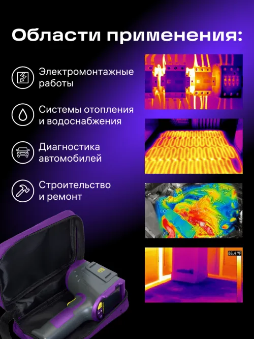 Тепловизор строительный Ermenrich Seek TV50,  18