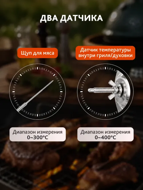 Термометр для мяса Levenhuk Wezzer Grill BT40,  17