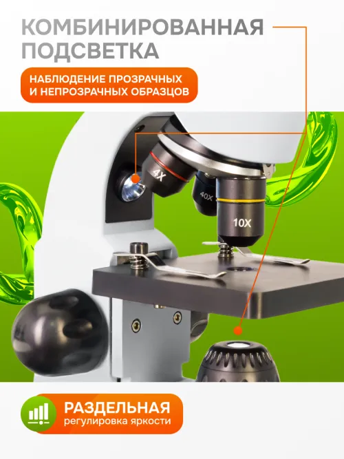 Микроскоп Levenhuk Rainbow 50L,  6