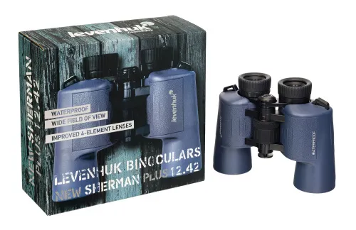 Бинокль Levenhuk New Sherman PLUS 12x42,  5