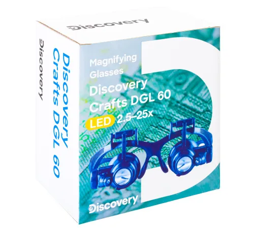 Лупа-очки Levenhuk Discovery Crafts DGL 60,  12