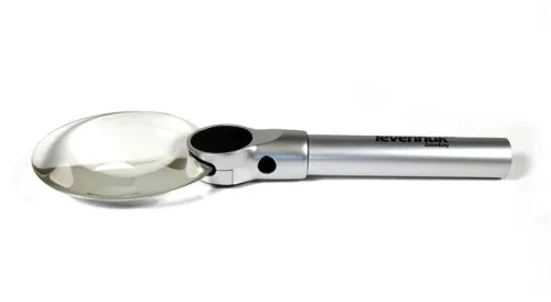 Лупа Levenhuk Zeno 400, 2/4x, 88/21 мм, 2 LED, металл,  5