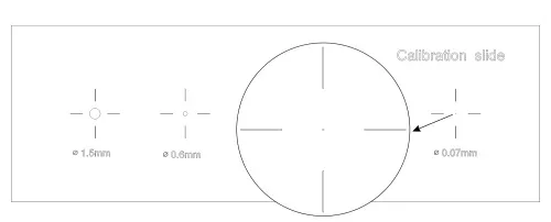 Слайд калибровочный MAGUS CS5 (XY0,01/0,07/0,15/0,6/1,5),  7