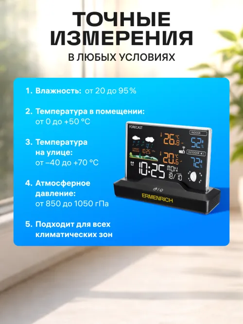 Метеостанция Ermenrich Report WR40,  17