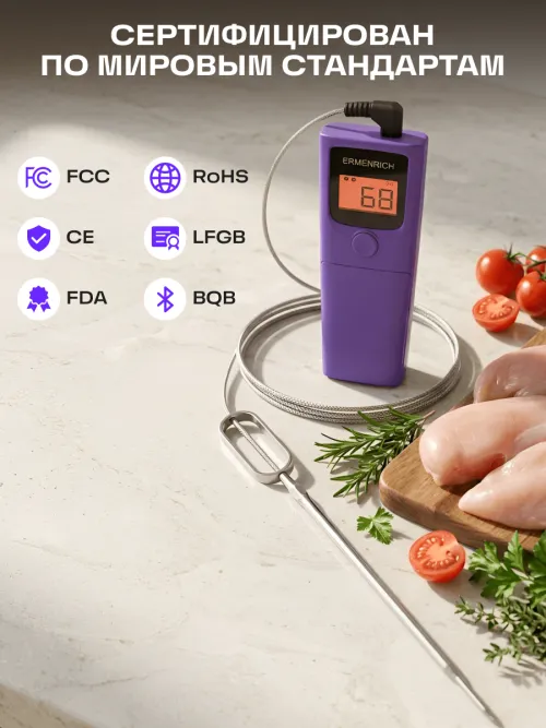 Термометр для мяса Ermenrich BBQ GT20,  21
