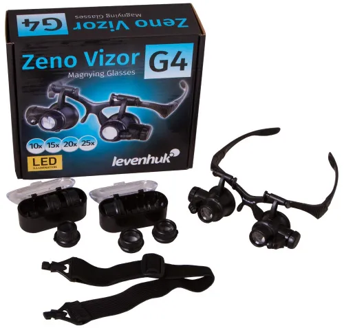 Лупа-очки Levenhuk Zeno Vizor G4,  3