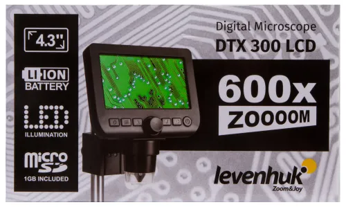 Микроскоп цифровой Levenhuk DTX 300 LCD,  18
