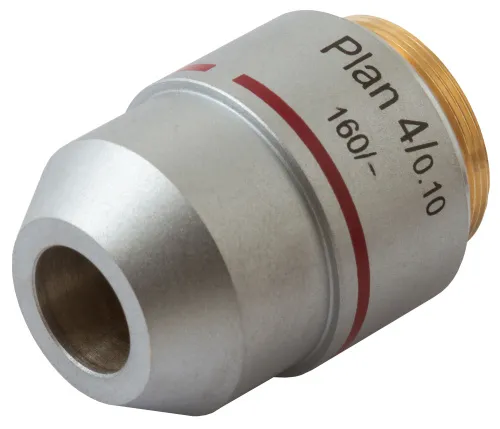 Объектив планахроматический Levenhuk MED 4x,  2