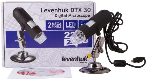 Микроскоп цифровой Levenhuk DTX 30,  2