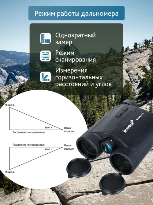 Бинокль с дальномером Levenhuk Guard 3500,  17