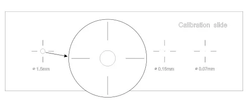 Слайд калибровочный MAGUS CS5 (XY0,01/0,07/0,15/0,6/1,5),  4