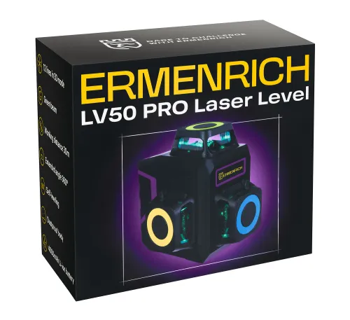 Лазерный уровень Ermenrich PRO LV50,  10