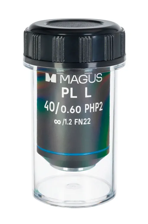 Объектив MAGUS 40HP 40х/0,60 Plan L фазовый PHP2 ∞/1,2 WD 3,5 мм,  2
