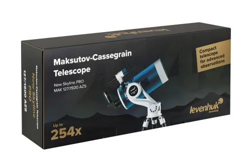 Телескоп Levenhuk New Skyline PRO MAK 127/1500 AZ5,  14