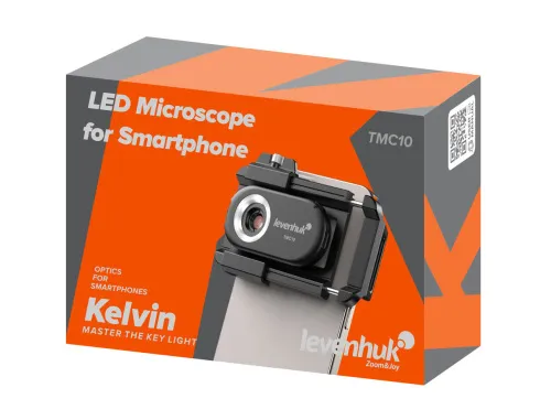 Микроскоп для телефона с подсветкой Levenhuk Kelvin TMC10,  10