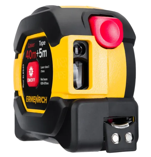 Рулетка с лазерным дальномером Ermenrich Reel SLR540,  6