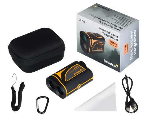 Лазерный дальномер для охоты Levenhuk LX700,  2