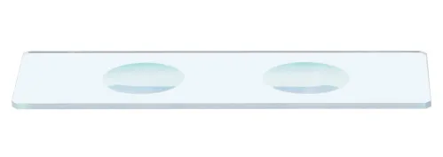 Стекла предметные с двумя лунками Levenhuk G50 2H, 50 шт.,  5