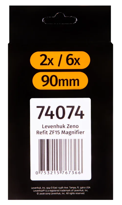 Лупа штативная Levenhuk Zeno Refit ZF15,  10