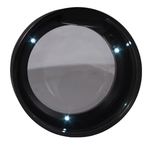 Лупа Levenhuk Zeno 900, 5x, 75 мм, 3 LED, металл,  3