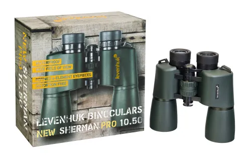 Бинокль Levenhuk New Sherman PRO 10x50,  5