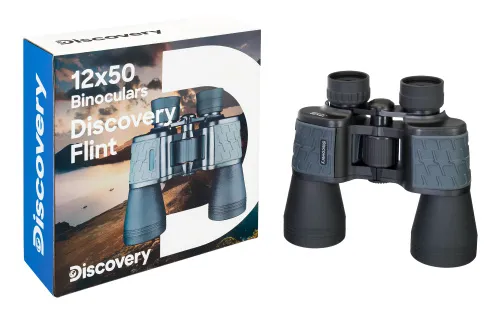 Бинокль Levenhuk Discovery Flint 12x50,  12