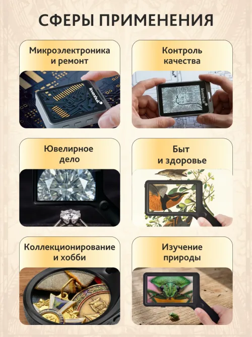 Лупа цифровая Levenhuk ERGO 40 PRO,  23