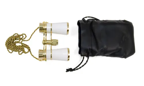 Бинокль Levenhuk Broadway 725A с цепочкой, белый,  6