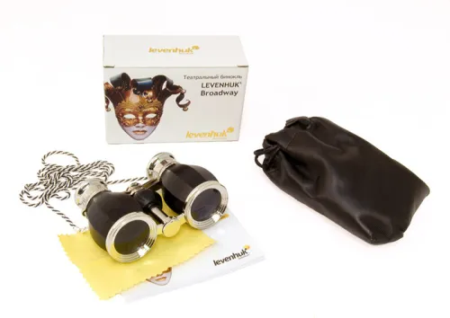 Бинокль Levenhuk Broadway 430A с цепочкой, черный,  8