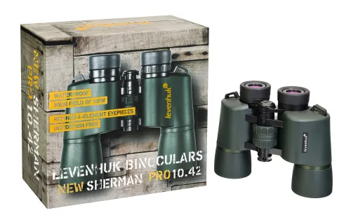 Бинокль Levenhuk New Sherman PRO 10x42,  5