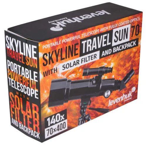 Телескоп Levenhuk Skyline Travel Sun 70,  16