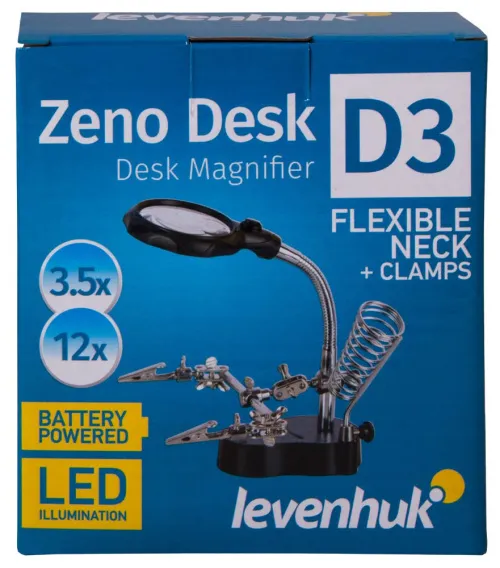 Лупа настольная Levenhuk Zeno Desk D3,  2