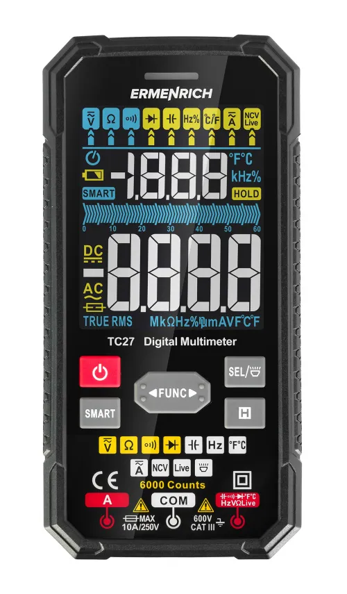 Цифровой мультиметр Ermenrich Zing TC27,  4