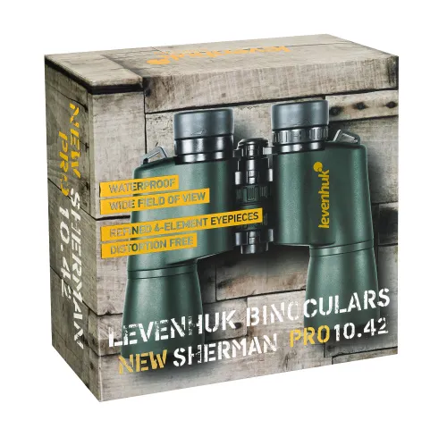 Бинокль Levenhuk New Sherman PRO 10x42,  13
