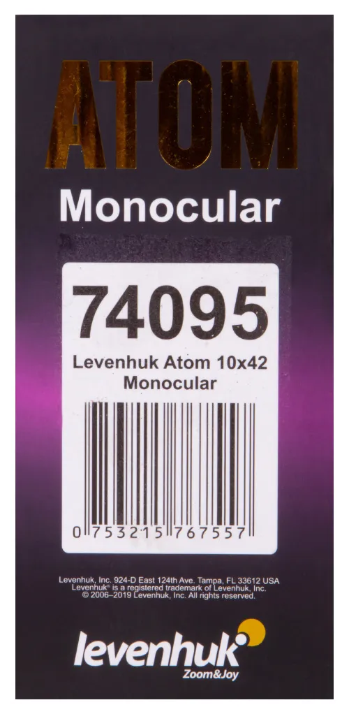 Монокуляр Levenhuk Atom 10x42,  13