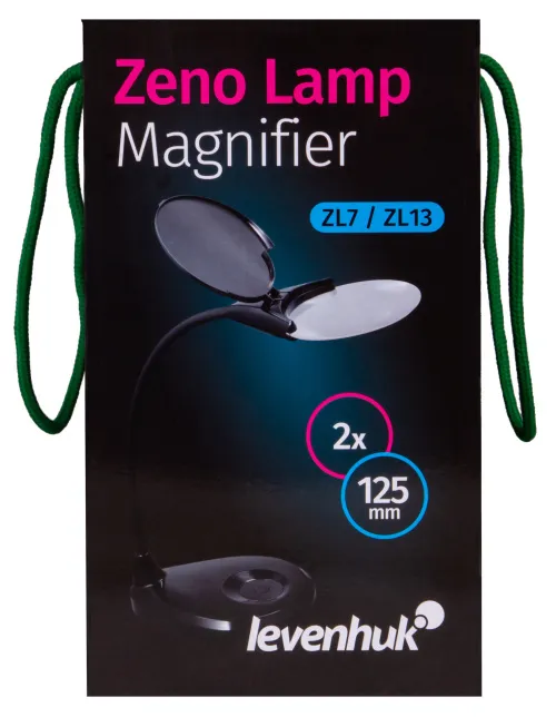 Лупа-лампа Levenhuk Zeno Lamp ZL7, белая,  15