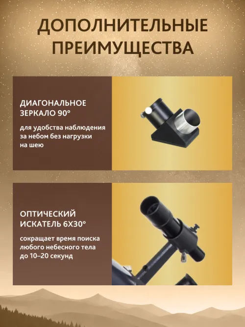 Телескоп Levenhuk New Skyline PLUS 80/900 EQ2,  19